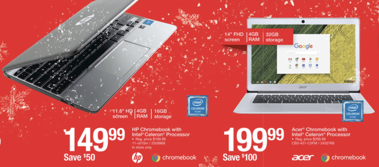 Chromebook Deals on Black Friday and Cyber Monday 2019