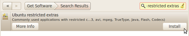 install Ubuntu Restricted Extras